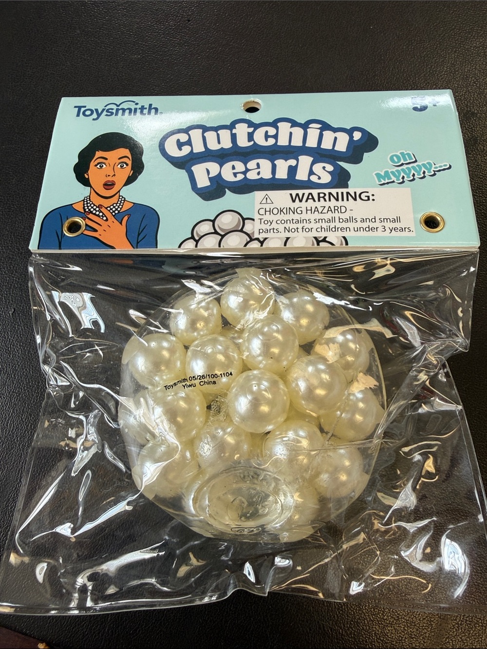 Clutchin' Pearls Faux Pearl Squishy Toy